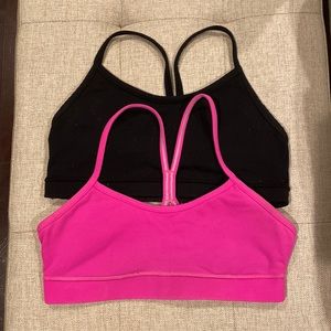 Set of TWO lululemon flow-y bras size 6 GUC